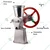 Heavy Duty No. 12 Aluminium Hand Crank Juicer with Wheel - Commercial Grade