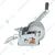UTC 1600 lbs Manual Hand Winch With 10 Meter, 6 mm Galvanized Wire Rope & Eye Hook