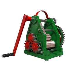 DHANLAXMI Manual Sugarcane Juice Machine with 3 Brass Roller