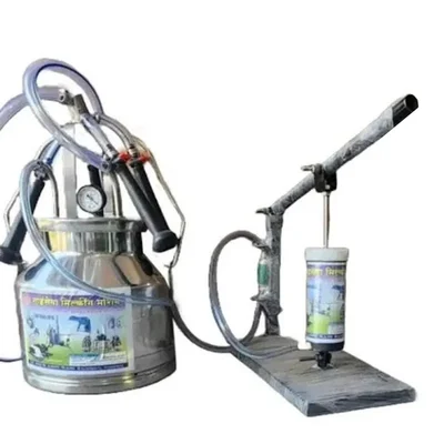 Hand Operated Milking Machine With 20 Litres Capacity and Stainless Steel Bucket