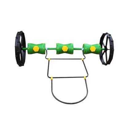 KSNM Direct Paddy Seeder 6-Row Manual Seeder with 25x25 cm Spacing Efficient Rice Planting Agricultural Tool