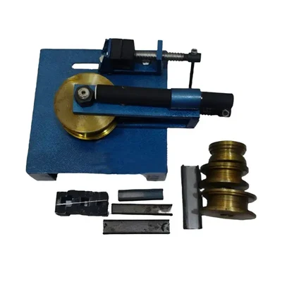 Lion 12-32 mm Square Pipe Bending Machine (Steel) - 10 mm Wall Thickness with 4 Dies