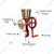 Manual Pithi Grinder No. 1111, Stainless Steel Hopper & Feeder, For Dry & Wet Coarse Grinding Of Pulses & Grains
