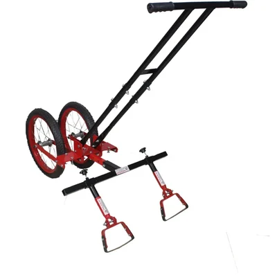 Global Nature Agro Double Wheel Harrow, With 12 Inch Weeder Attachment To Remove Weeds, GNDWH-708-4