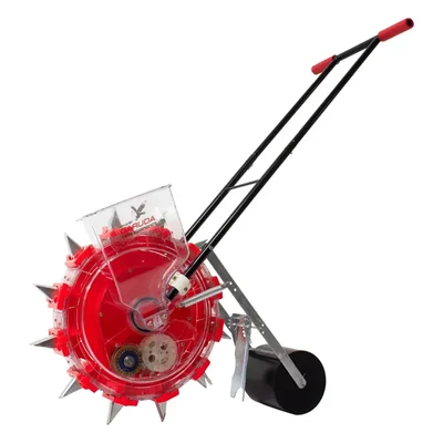 Sharp Garuda Single Barrel Agricultural Manual Seeder, Handheld Seed Sower and Dispenser, Manual Roller Seeder