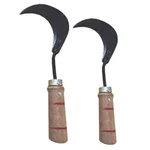 Benson Khurpe Steel Sickle for Harvesting Purpose (PACK OF 2)