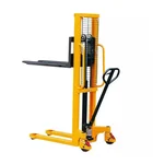 HT 1 Ton Hydraulic Manual Stacker With 1600 mm Maximum Lifting Height, Fork Size (L x B) : 900 x 550 mm