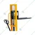 HT 1 Ton Hydraulic Manual Stacker With 1600 mm Maximum Lifting Height, Fork Size (L x B) : 900 x 550 mm