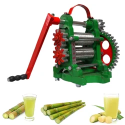 DHANLAXMI Manual Sugarcane Juice Machine with 2 SS Roller