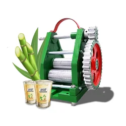  MICROACTIVE Hand Operated Manual Sugarcane Juicer Machine With 3 CI Roller Mechanism 