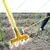 Manual 4 Teeth Weeding Rake with 4.5 feet Aluminum Handle for Weeding & Ploughing