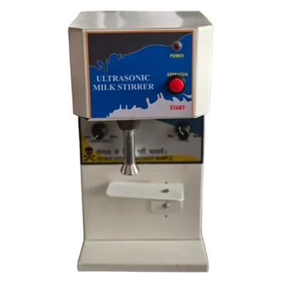 Manual Ultrasonic Milk Stirrer Machine, Mild Steel Body