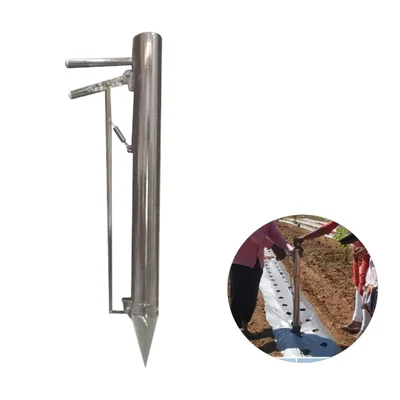 Heavy Duty Manual Vegetable Transplanter of Stainless Steel Body and 2.5 inch Diameter