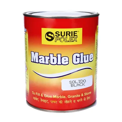 Surie Polex 1.5 kg Solido Black Marble Glue To Fill & Glue Marble, Granite & Stone
