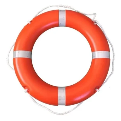 CHANDOKS Premium Marine Life Ring Buoy With Reflective Stripes, Rescue Rope for Swimming Pools, Boats, Water Safety