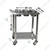 Vinayak Machines 60X60X85 cm 6 Pot Stainless Steel Masala Trolley With Undershelf