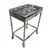 Premium Quality Stainless Steel 202 Grade 8 Pot Masala Trolley for Kitchen Use