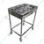 Premium Quality Stainless Steel 202 Grade 8 Pot Masala Trolley for Kitchen Use