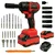 MASTERPRO 1/2 Inch 21V Lithium-Ion Cordless Impact Wrench with Battery, Charger & Accessories, 3300 RPM