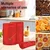 250gm,13.5cm x 22cm, Red Color Matt Finish Ziplock Pouch for Dry Fruits, Tea/Coffee Powder and Spices(Pack-50 Pcs )