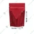 250gm,13.5cm x 22cm, Red Color Matt Finish Ziplock Pouch for Dry Fruits, Tea/Coffee Powder and Spices(Pack-50 Pcs )