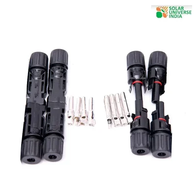 Solar Universe India MC4 Connectors for Solar Panel of 4 Pair (Male & Female Pair )