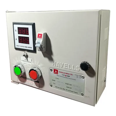 Havells 1.5Hp 1Ph Digital V4 MCB Control Panel, 72μF Running Capacitor, 20A MCB for Water Filled Submersible(MHPZYS1X50)
