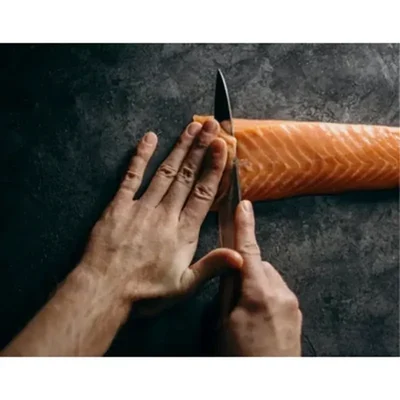 Smart Chef (AM00901-08) Stainless Steel Supreme Chef Knife, 8 inch Blade with Polywood Handle for Chopping(Pack-1 pc)