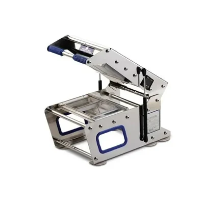 2 Portion Meal Tray Sealing Machine 700W, 350 trays/hr