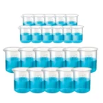 SBT Instruments Polypropylene Measuring Beaker Set - 250ml (11pcs) and 500ml (11pcs), Ideal for School, College