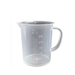 Bello 250ml Pack of 12 Pcs Polypropylene Measuring Jug with Handle Pour Spout Container