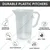 Bello 250ml Pack of 12 Pcs Polypropylene Measuring Jug with Handle Pour Spout Container