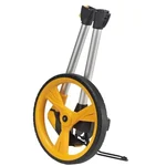 Freemans MW07 Mechanical 10km Measuring Wheel with 12 Inch PU Tire & Foldable Handle for Distance Surveys