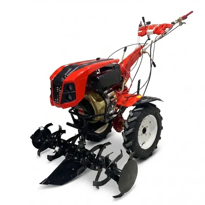 Mecstroke 12HP Diesel Power Weeder (188FE) Self-Start Engine with Ridger Attachment