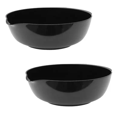 Black Melamine Pinnacle Bowl, Size 6.25inch x 12pcs for Restaurant, Outdoor Dining