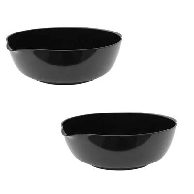 Black Melamine Pinnacle Bowl, Size 5.25inch x 12pcs for Restaurant, Outdoor Dining
