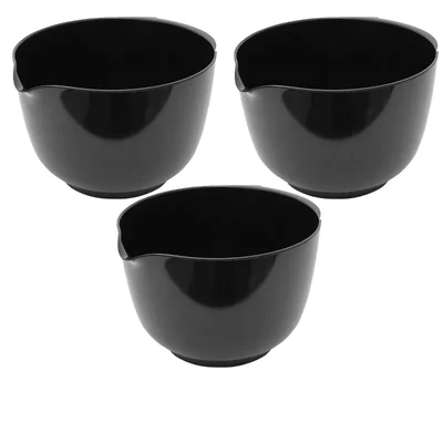 Black Melamine Pinnacle Soup Bowl, Size 4.25inch x 12pcs for Restaurant, Outdoor Dining