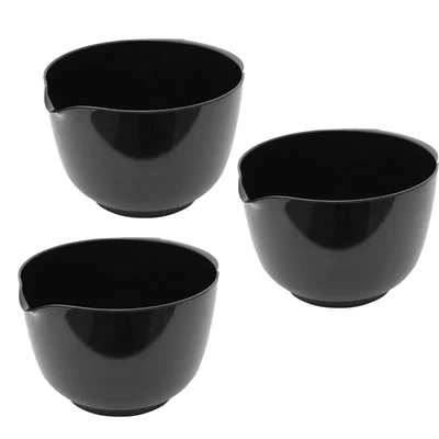 Black Melamine Pinnacle Vegetables Bowl, Size 3.75inch x 12pcs for Restaurant, Outdoor Dining
