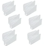 White Melamine Tissue Holder Slant, Size 6 inch x 12pcs, for Restaurant, Outdoor Dining Use