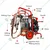 COWFY 40L Trolley Single Bucket Milking Machine with 2 Cluster