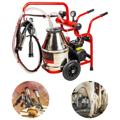 COWFY 25L Trolley Single Bucket Milking Machine for Dairy