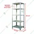 Menage 60 x 23 x 15 Inch 5 Shelves Ivory Colour Multipurpose Storage Rack (20 Gauge Shelves & 14 Gauge Angle)