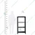 Menage 48 x 24 x 18 Inches 4 Shelves Multipurpose Storage Rack