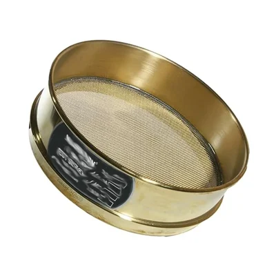 BEXCO 600 micron Stainless Steel Mesh Test Sieve with Brass Frame, 8 inch Diameter
