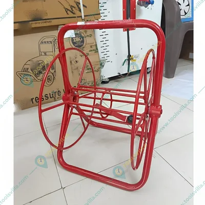 Unison Metal Body Hose Reel Stand for Holding Pipe | Ideal For Keeping Pipe Safe From Tangling And Damages(Size-100 Meters)