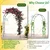 Ecofynd Metal Garden Arch Plant Stand for Climbers | Used in Lawns/Gardens(GARCH001-BLK)