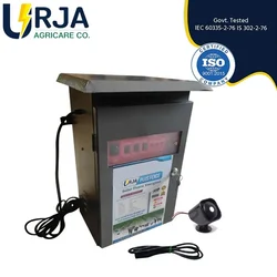 Urja 20 KV Metal Body Power Fence Solar Zatka Machine for 80 Acre with Cable, Siren and 2 Piece Warning Plates (1 Year Warranty on Machine)