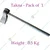 Metal Chisel & Hammer Tool for Breaking Hard Surfaces
