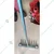 8-Tine Metal Garden Rake with Handle for Efficient Soil Cultivation