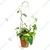 70 cm Tall Durable Metal Garden Stakes ZigZag, Ring, Arch & Squiggle Designs for Stylish Plant Support 